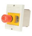 RECESSED MOUNT INSULATED HOUSING WITH EMERGENCY INTERUPTOR E-PKZ01-PVT MOELLER - (USED)