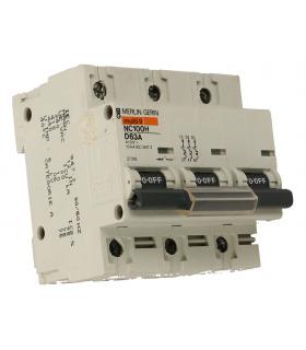 MAGNETOTHERMIC SWITCH NC100H D63A C80A 3P 27318 MERLIN GERIN (USED)