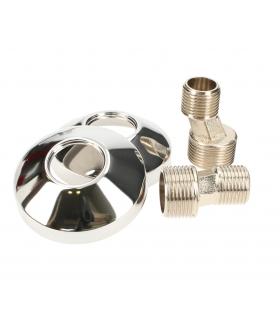 3/4 AND 1/2 FAUCET ADAPTER SET WITH TRIM