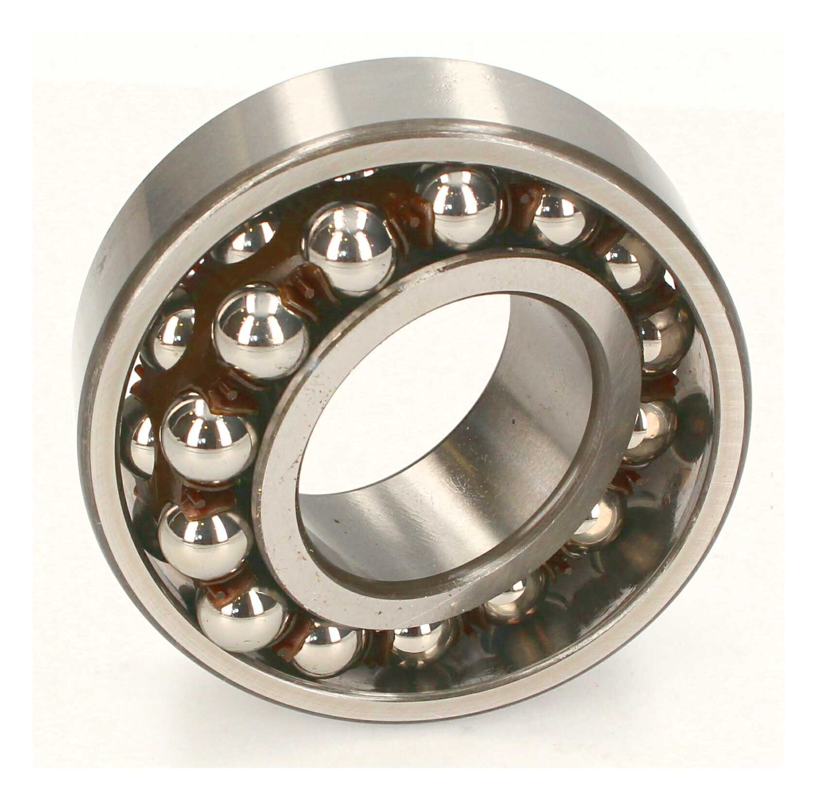 DOUBLE ROW OSCILLATING ROLLER BEARING METAL CAGE 2207-FAG(WITHOUT PACKAGING)