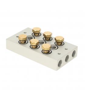 CONNECTION PLATE FOR SOLENOID VALVES AIRTEC (VARIOUS SIZES)