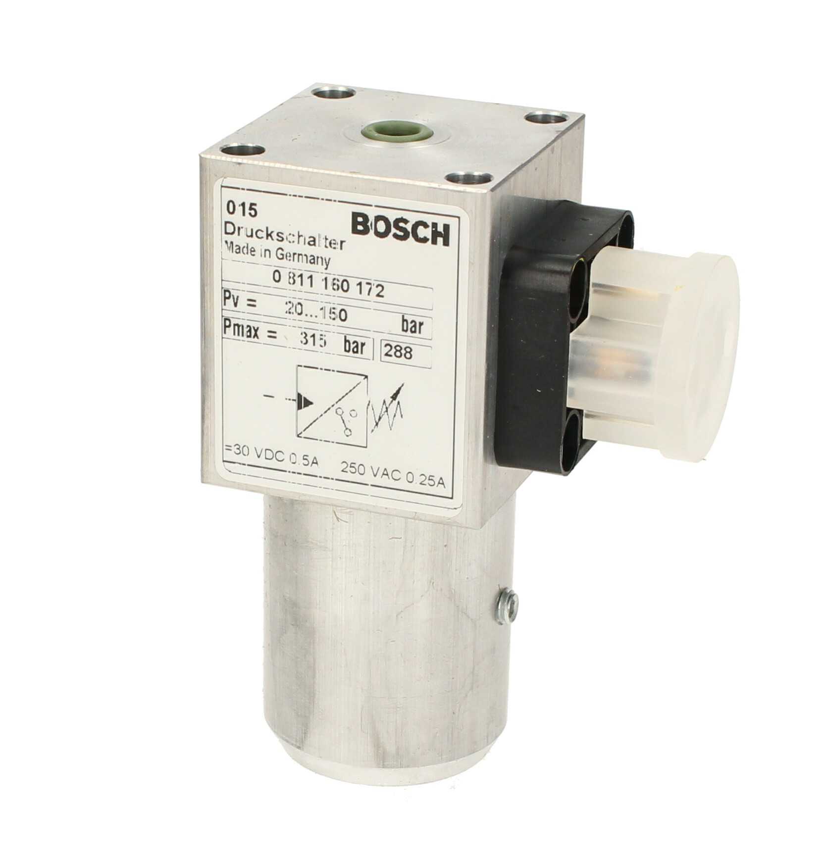 0811160171 PRESSURE SWITCH, 0811160172 BOSCH PRODUCT DISCONTINUED BY THE MANUFACTURER