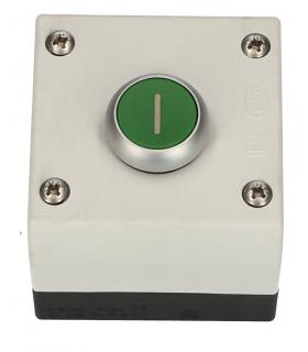 Green pushbutton with housing 216522 MOELLER