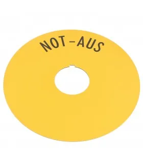 Emergency stop plate NOT-AUS 1AK-199 Moeller - Original Endevor image