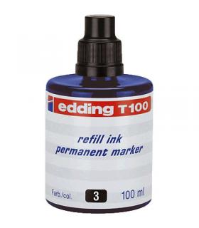 TINTA EDDING T100 COR AZUL 100 ML - Imagem 1
