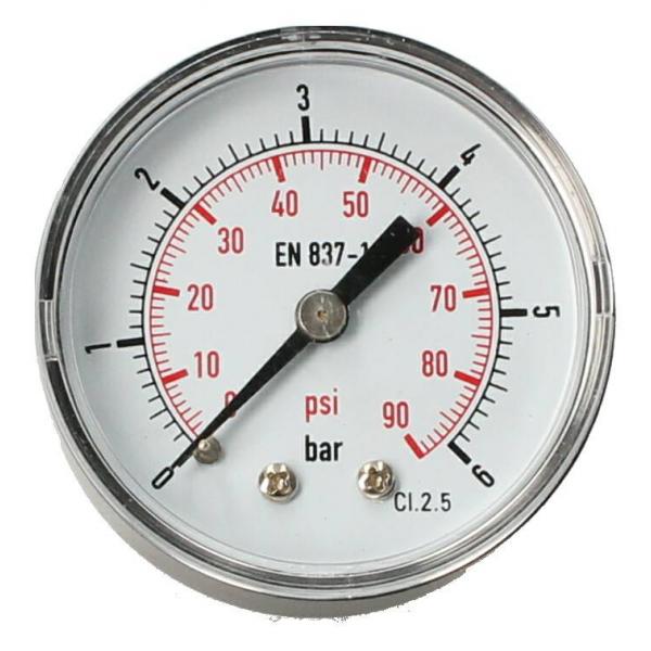 Escrutinio Preferencia Importancia manómetro ø50 0-9 bar 1/8" seco en837-1 reloj de presió