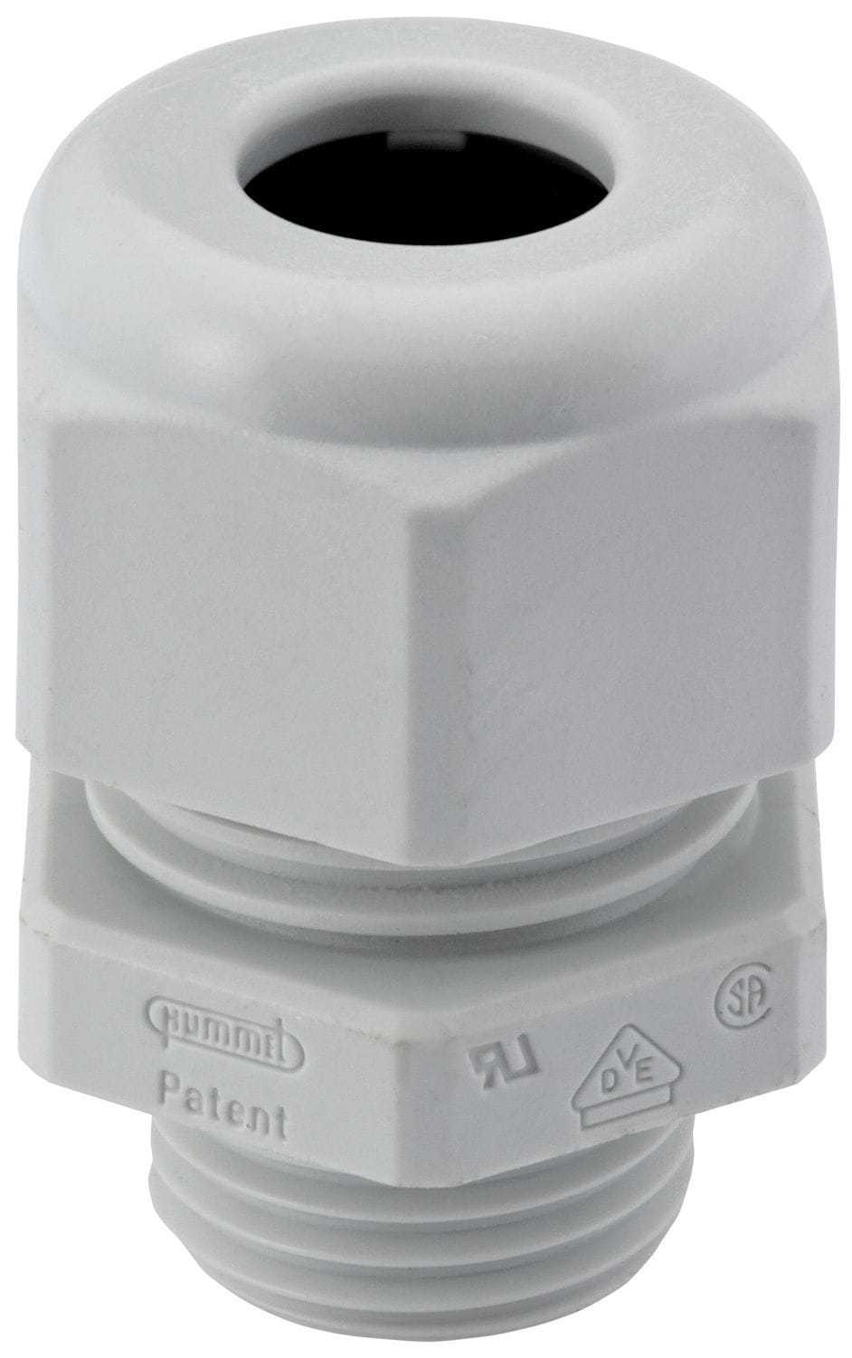 CABLE GLANDS HUMMEL, THREAD M20X1.5 LIGHT GREY RAL 7035 WITH LOCKNUT INCLUDED - Image 1
