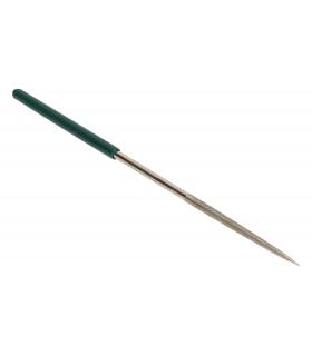 DIAMOND FILE GRAIN 360 ROUND POINTED SHAPE WITH GREEN HANDLE - Image 1