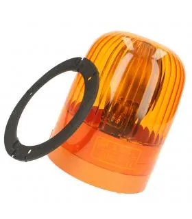 Orange rotating beacon 12V fixed mounting base 2RL 007 550-001 HELLA - Original Endevor image