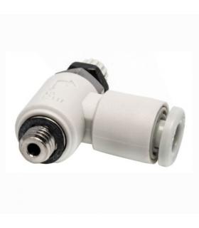 FLOW REGULATOR INSTANT ELBOW AND UNIVERSAL CONNECTION AS1211F-M5-04 SMC - Image 1