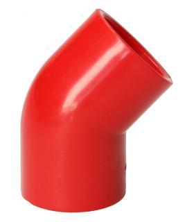 ELBOW 45 Ø25MM ABS RED COLOR ABS002
