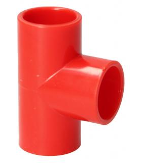 T Ø25MM ABS COLORE ROSSO ABS006 - Immagine 1