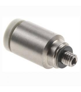 STRAIGHT MALE TUBE TO THREAD ADAPTER SMC KQ2S04-M3G STAINLESS STEEL - Image 1