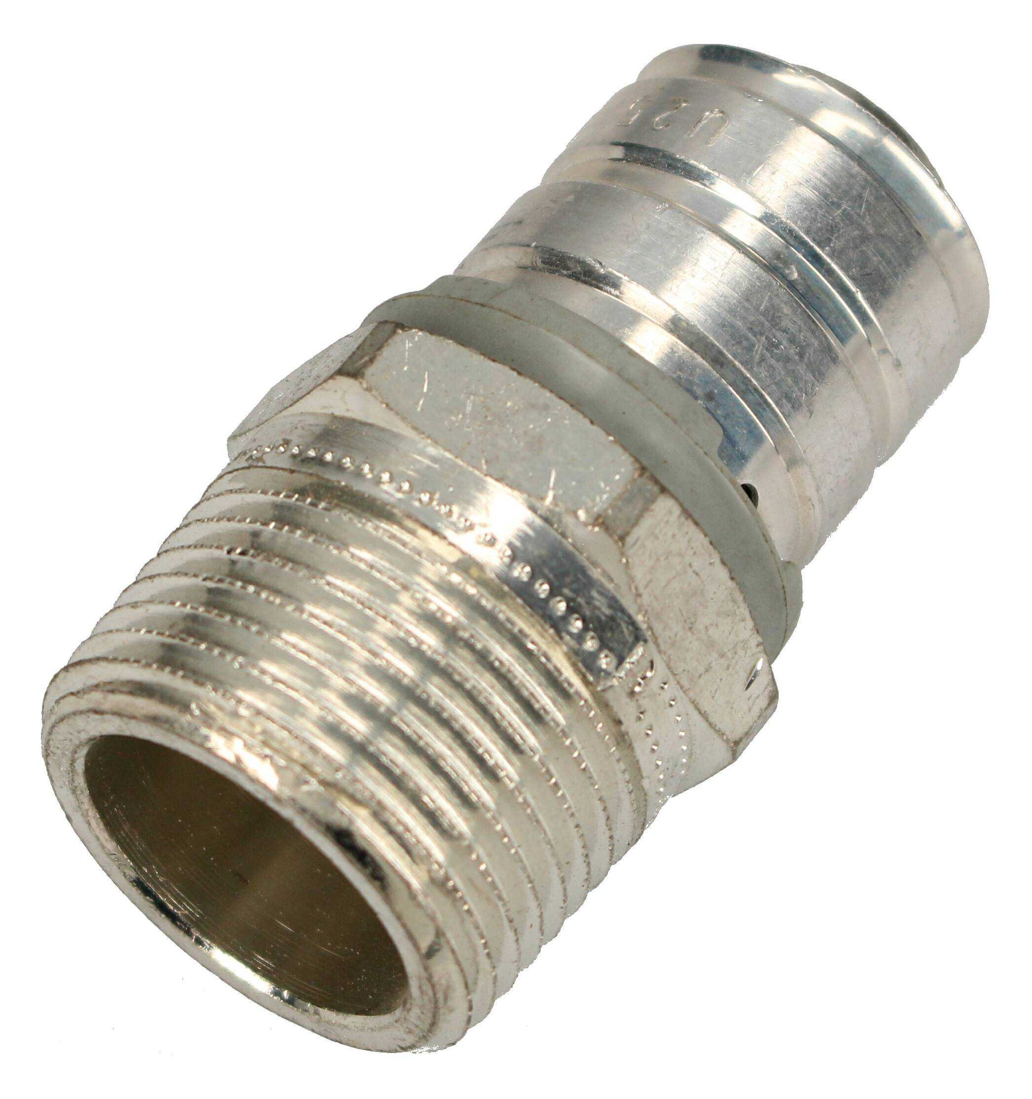 PRESSED FITTING MALE THREAD 25mm-1" - Image 1