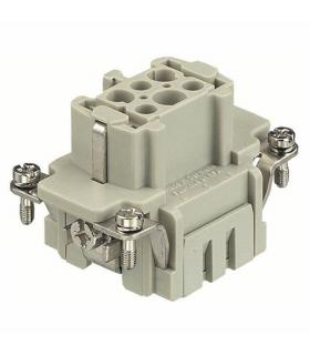 FEMALE CONNECTOR 6 PIN + GROUND 09330062716 HARTING HAN 6E-F - Image 1