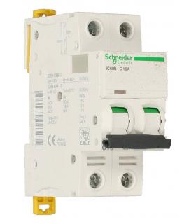 CIRCUIT BREAKER C60N 2P 16A24350 SCHNEIDER A9F79216 (EXHIBITION MATERIAL) - Image 1