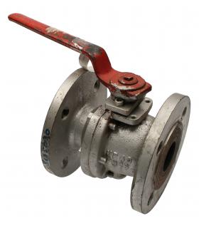FLANGED BALL VALVE DN40 PN16 (USED) - Image 1