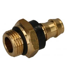 BRASS FITTING FOR PUSH LOCK HOSE MALE THREAD 1/2 - Image 1