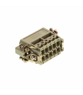 MALE CONNECTOR 10 PIN+T HAN 10A-STI-S 09200102612 HARTING - Image 1