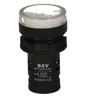 White indicator pilot light 230V HD16-22D/S-B BSV - Original Endevor image