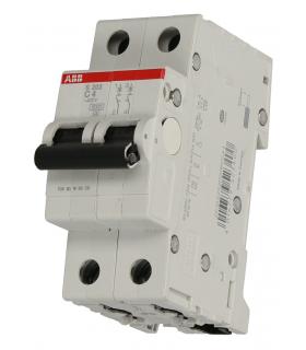MAGNETOTHERMIC SWITCH ABB S 202 C4 2P 2CDS252001R0044