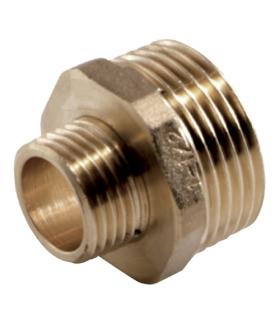 REDUCED MALE M-M HEX NUT BRASS INCHES