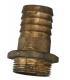 STRAIGHT BRASS SPIKE JUNCTION FOR HOSE WITH MALE THREAD (USED)