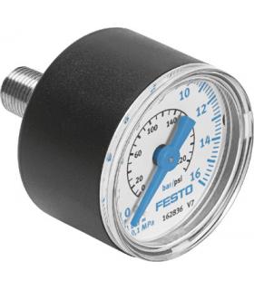 PRESSURE GAUGE MA-40-1.-R1/4-EN FESTO WITH INDICATION UNIT IN BAR AND PSY