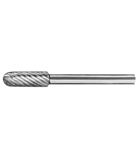 BURR CARBIDE HANDLE 3, WRC HEAD x11 MM. TOOTHED 2 SPHERICAL CYLINDRICAL SHAPE